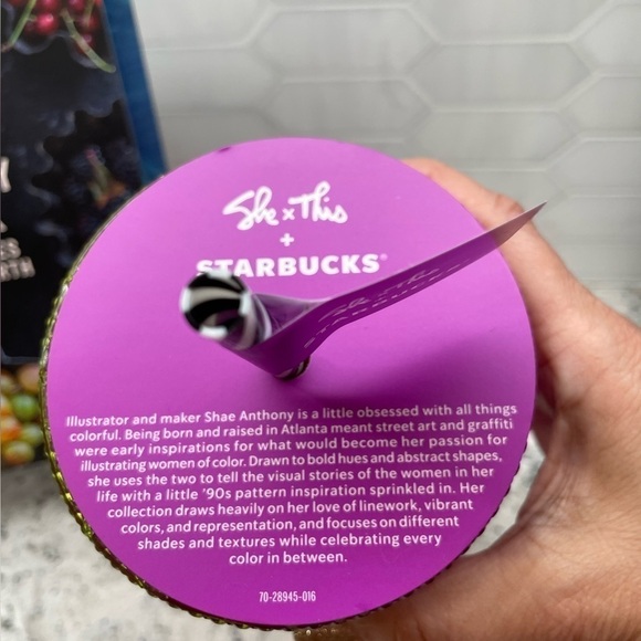 Starbucks Spring 2024 Gemstone Gradient Collab x Shae Anthony. NWT. Wow piece! - Picture 5 of 11